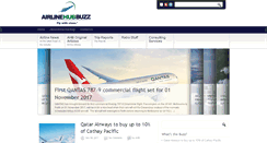 Desktop Screenshot of airlinehubbuzz.com